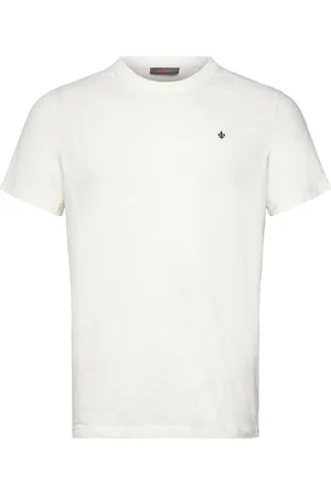 Morris Watson Slub Tee Designers T-shirts Short-sleeved White