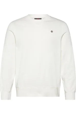 Morris Watson Slub Sweatshirt Designers Sweat-shirts & Hoodies Sweat-shirts White