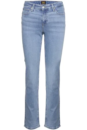 Lee Marion Straight Bottoms Jeans Flares Blue