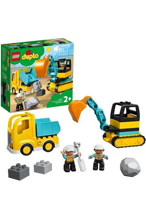 LEGO Wear Lastbil Og Gravemaskine På Larvefødder 10931 Toys Toys duplo Multi/patterned