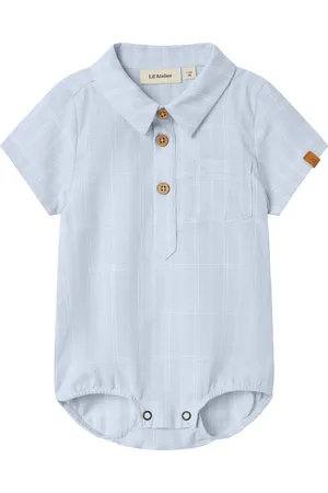 Lil Atelier Nbmfrido Ss Loose Body Shirt Lil Bodies Short-sleeved Blue