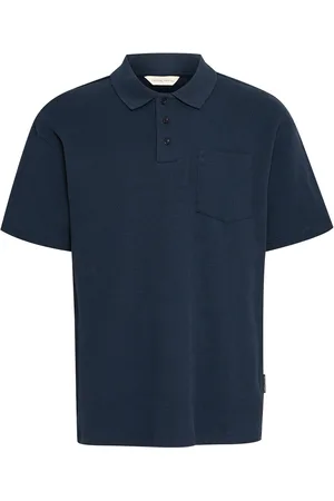 Casual Friday Cfcameron 0210 Waffle Polo Tops Polos Short-sleeved Black