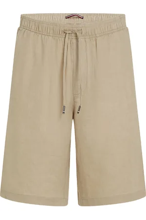 Tommy Hilfiger Harlem Po Linen Short Bottoms Shorts Linen Shorts Beige