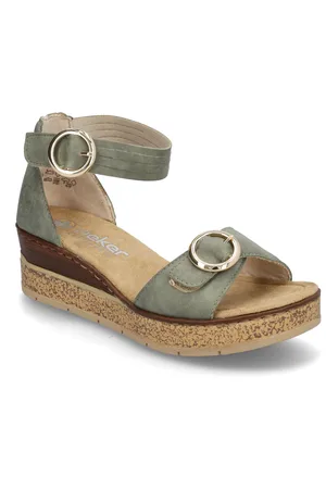 Rieker 63780-52 Kiilakorkokengät Green