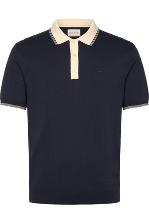 GANT Modal Blend Ss Polo Designers Polos Short-sleeved Navy