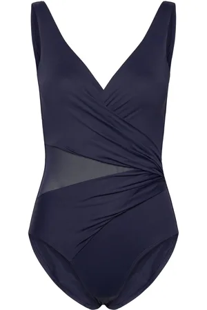 Hunkemöller Shell Mesh Shaping Bs Uimapuku Uima-asut Navy