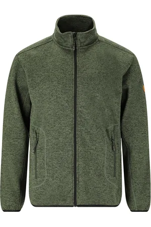 Whistler Sampton M Melange Fleece Jacket Sport Men Sport Clothing Sport Fleeces & Midlayers Sport Fleeces Khaki Green
