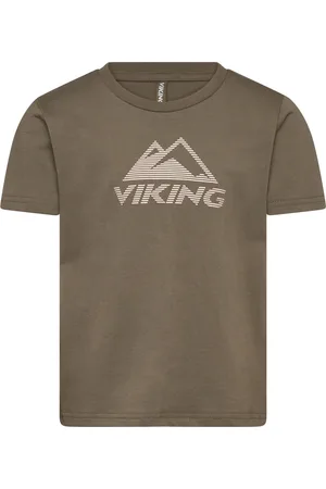 Viking Funtime T-Shirt Sport T-shirts Short-sleeved Khaki Green