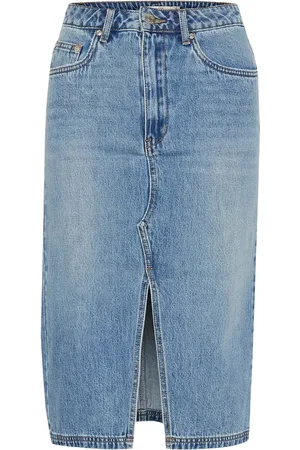 Gestuz Gzlayza Pencil Skirt Skirts Knee-length & Midi Skirts Blue