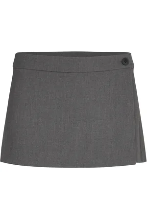 Weekday Suiting Skort Skirts Short Skirts Grey