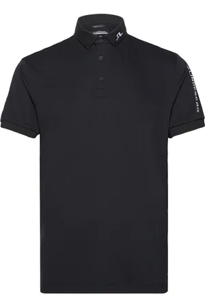 J Lindeberg Tour Tech Reg Fit Golf Polo Sport Men Sport Clothing Sport Tops Sport Polos Sport Short-sleeved Polos Black