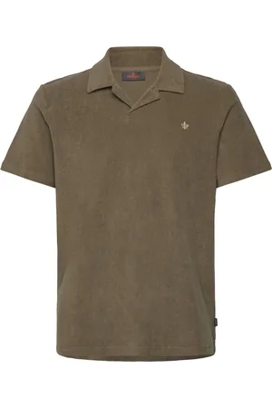 Morris Delon Terry Shirt Designers Polos Short-sleeved Khaki Green