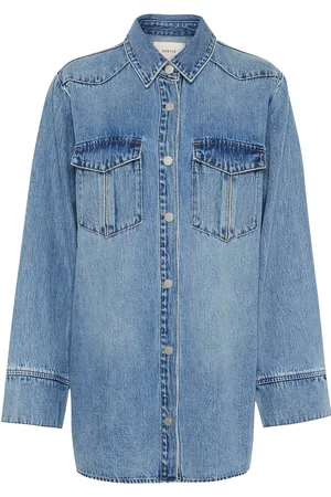 Gestuz Gzlayza Oz Shirt Tops Shirts Long-sleeved Blue