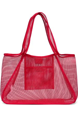 MANGO Mesh Shopper Bag Shopper Laukku Pink