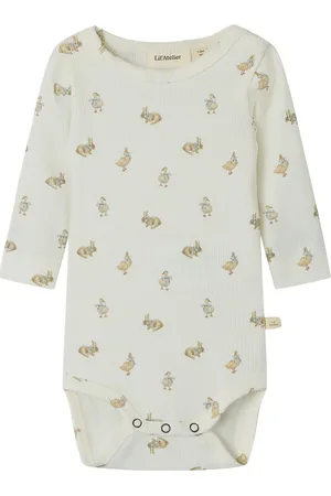 Lil Atelier Nbnlavo Emo Ls Slim Body Lil Bodies Long-sleeved White