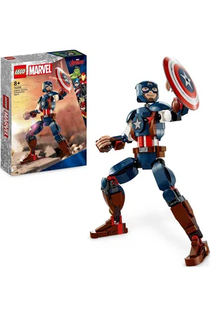 LEGO Wear Byg Selv-Figur Af Captain America 76258 Toys Toys Super Heroes Multi/patterned