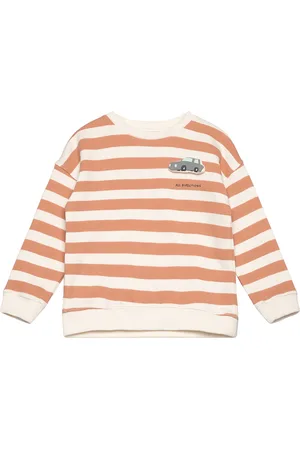 MANGO Cartoon Cotton Sweatshirt Tops Sweat-shirts & Hoodies Sweat-shirts Orange