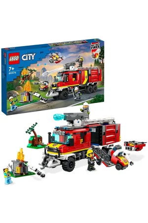 LEGO Wear Brandvæsnets Kommandovogn 60374 Toys Toys city Multi/patterned