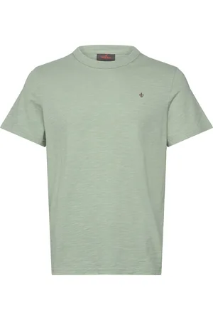 Morris Watson Slub Tee Designers T-shirts Short-sleeved Green
