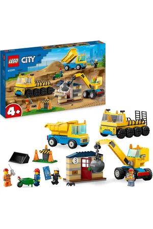 LEGO Wear Entreprenørmaskiner Og Nedrivningskran 60391 Toys Toys city Multi/patterned