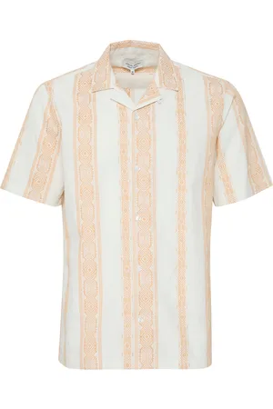 Casual Friday Cfjayden Ss Rc Inka Shirt Tops Shirts Casual Shirts White
