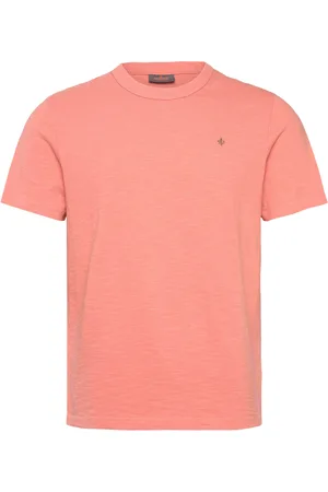 Morris Watson Slub Tee Designers T-shirts Short-sleeved Pink