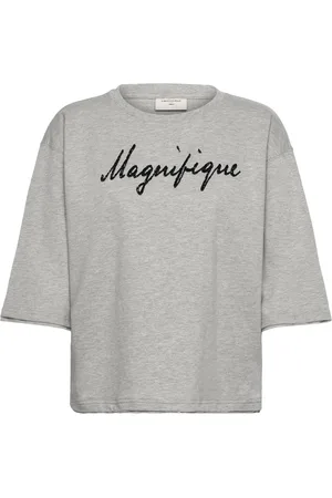 Freequent Fqkassy-Pullover Tops T-shirts & Tops Long-sleeved Grey