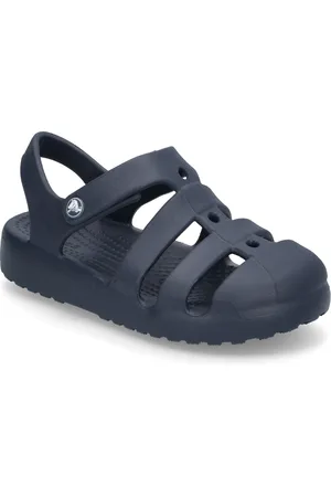 Crocs Classic Fisherman K Shoes Summer Shoes Sandals Navy