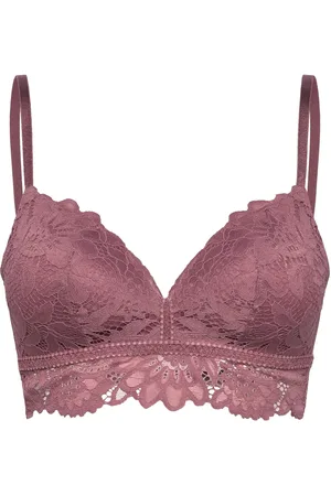 Hunkemöller Shiloh Non Wired Low D Lingerie Bras & Tops Soft Bras Non Wired Bras Purple