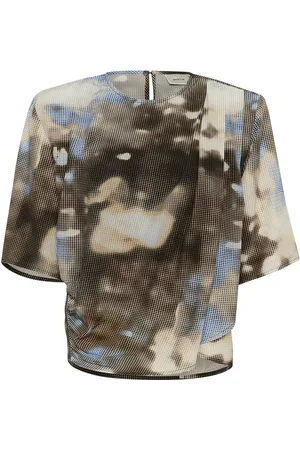 Gestuz Gzmaida P Blouse Tops Blouses Long-sleeved Blue