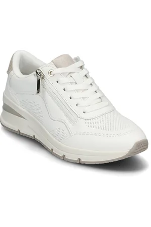 Tamaris Women Lace-Up Matalavartiset Sneakerit Tennarit White