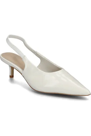 Aldo Oceweth Shoes Sling Backs Heeled Slingbacks White