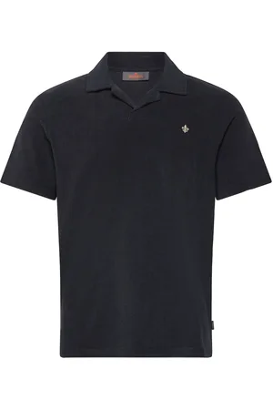 Morris Delon Terry Shirt Designers Polos Short-sleeved Navy
