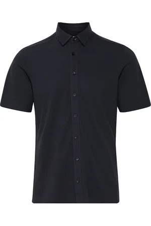 Casual Friday Cffolke Ss Bu Jersey Piquet Shirt Tops Polos Short-sleeved Navy