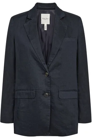 Part Two Nyanpw Bz Blazers Single Breasted Blazers Navy