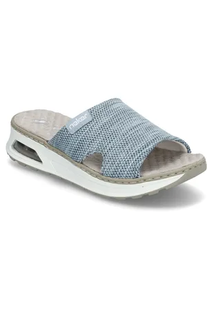 Rieker 65651-12 Shoes Sandals Flat Sandals Blue