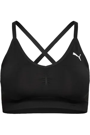 PUMA Move Shapeluxe Seamless Bra Lingerie Bras & Tops Sports Bras - All Black