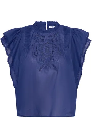 Suncoo Love Tops T-shirts & Tops Short-sleeved Blue