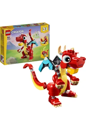 LEGO Wear Rød Drage 31145 Toys Toys creator Multi/patterned