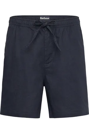 Barbour Cotton Short Bottoms Shorts Casual Navy