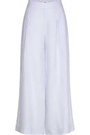 Twist & tango Aprilia Linen Trousers Bottoms Trousers Wide Leg Blue
