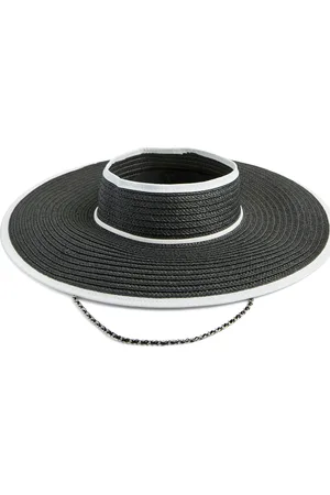 Pieces® Pclise Hat Accessories Headwear Straw Hats Black