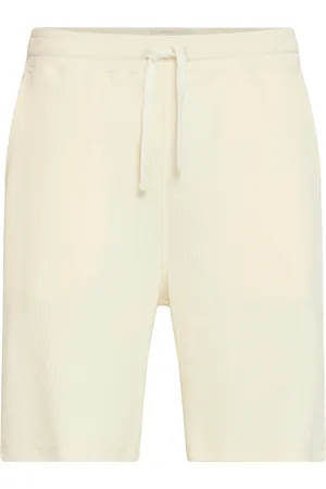 Casual Friday Cfulf0210 Waffle Shorts Bottoms Shorts Cream
