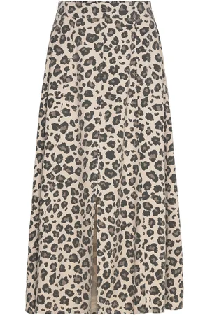 Freequent Fqlavisco-Skirt Skirts Knee-length & Midi Skirts Beige