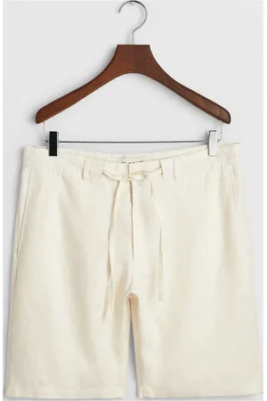 GANT Relaxed Linen Ds Shorts Bottoms Shorts Casual Cream