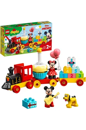 LEGO Wear Mickey & Minnies Fødselsdagstog 10941 Toys Toys duplo Multi/patterned