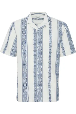 Casual Friday Cfjayden Ss Rc Inka Shirt Tops Shirts Casual Shirts White