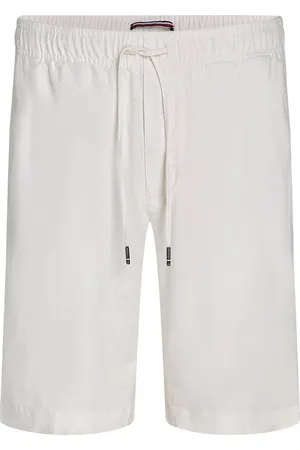 Tommy Hilfiger Harlem Po Linen Short Bottoms Shorts Linen Shorts White