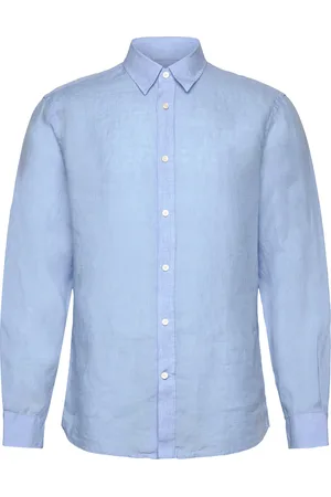 Tiger of Sweden Spenser Designers Shirts Casual Shirts Blue