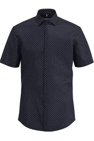 Seidensticker Business Kent 1/2 Tops T-shirts Short-sleeved Navy